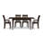Sarah 4 - Person Solid Wood Top Four Leg Dining Set-16848869-37101028-39921300