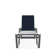 Holna Outdoor Rust-Resistant Metal Chaise Lounge