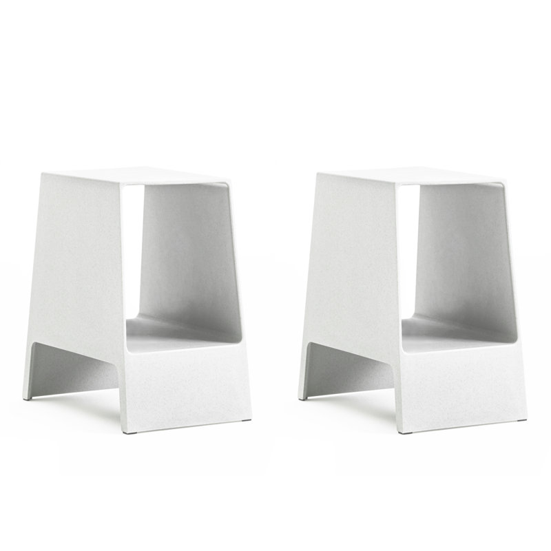 Table de bout TOMO (ensemble de 2), Blanc