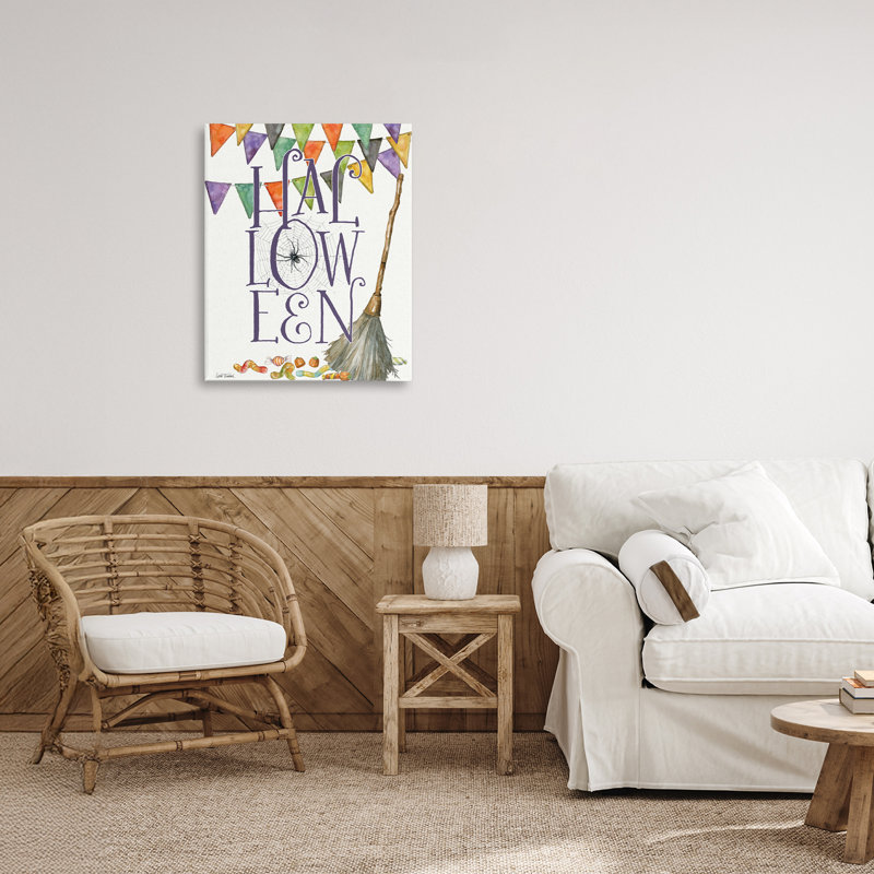 Toile d'Halloween SpellBond, design par Leslie Trimbach, H 20 po x l 16 po