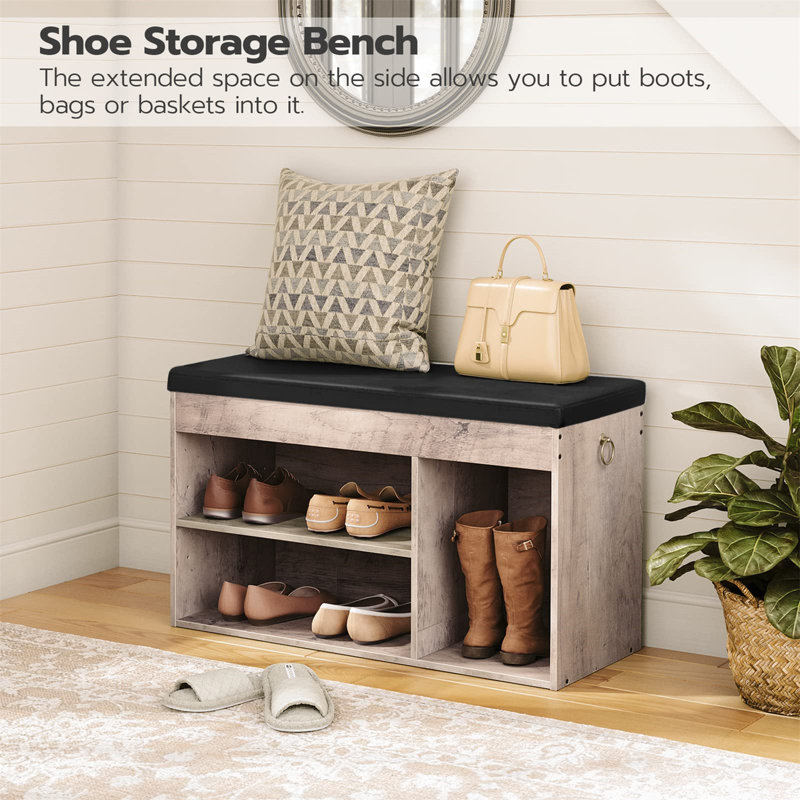 5 Pair Shoe Storage Bench