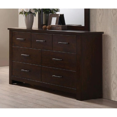 Commode 7 tiroirs Fabiano en acajou