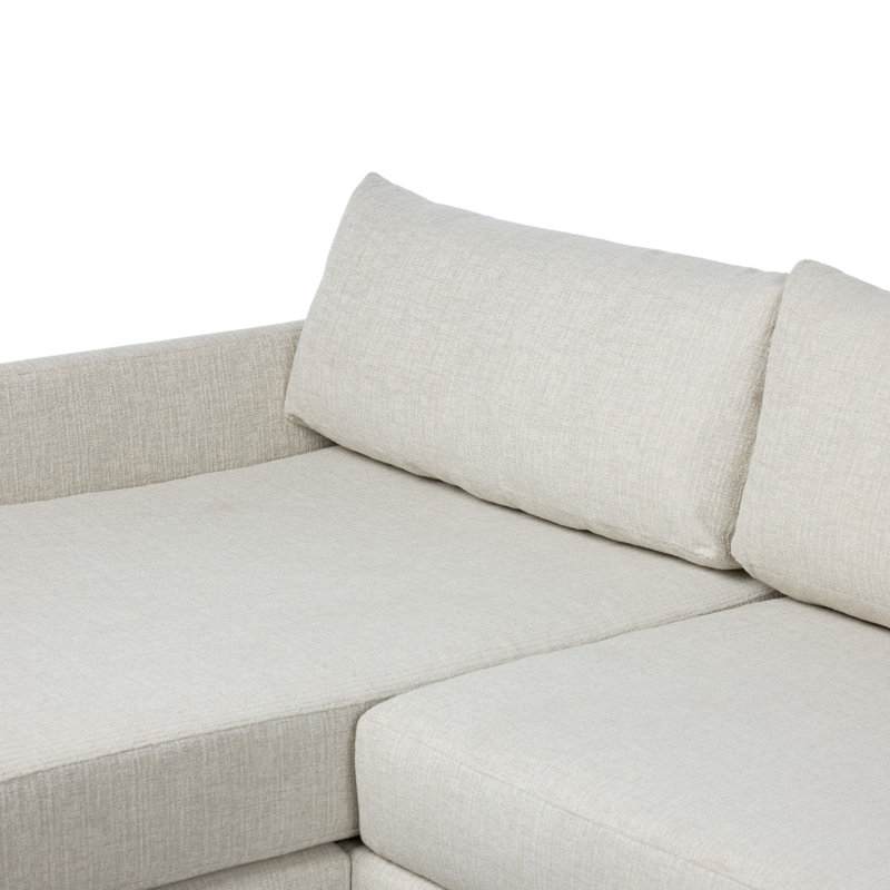 Wickham Chaise Sectional, 35" H x 126.5" W x 61" D, Left Arm Facing