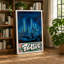 Electric City Nights Urban Art 1 Piece Wrapped Canvas Wall Art-755594096-755594097