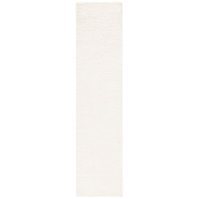 Tapis ivoire en laine / coton tissé à la main Crispo