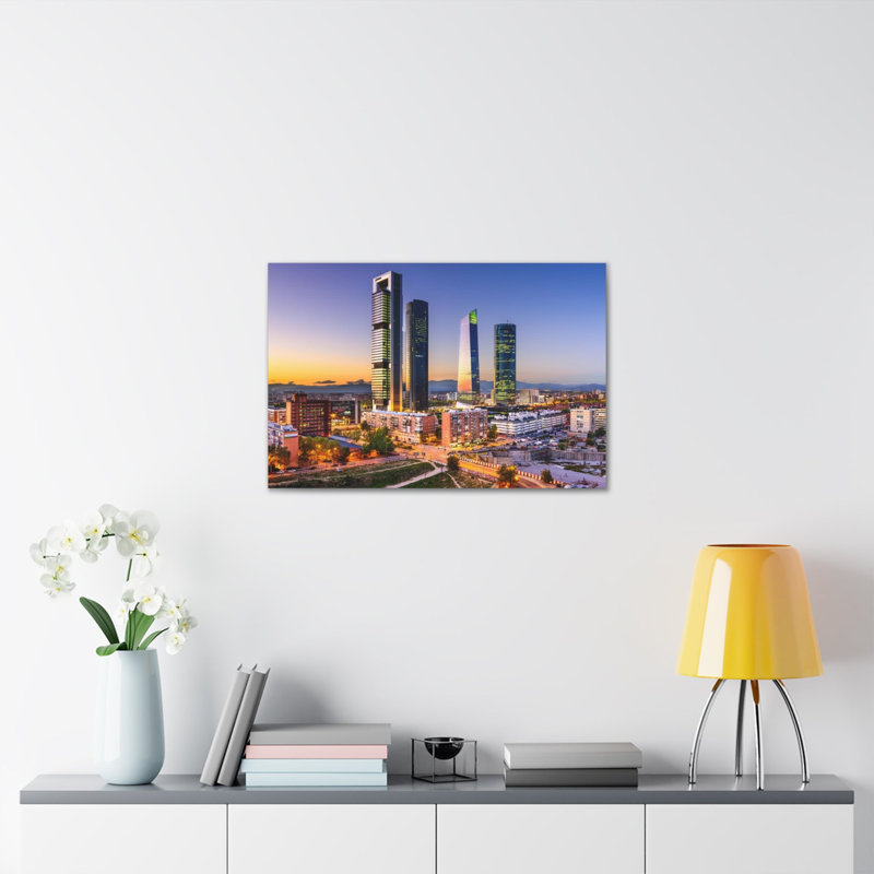 Wall Art on Canvas, 18cm H x 24cm W