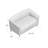 HERCULES Imperial Series LeatherSoft Loveseat with Cherry Wood Feet-389098494