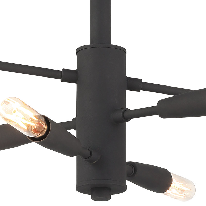 Plafonnier semi-encastré 6 lumières Diadra