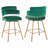 Finkelstein 26.25" Seat Height Swivel Upholstered Counter Stools-112400261