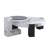 White Coffee Table with Side Table