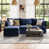 Blue Chenille