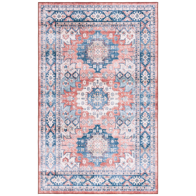 Abigel Performance Machine Washable Oriental Rug, Rectangle 3' x 5'