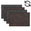 Ensemble de 4 napperons de table de salle à manger résistants à la chaleur de 12 po x 18 po pour 4 ensembles de cuisine et de salle à manger de style campagnard, bohème et moderne Facile à nettoyer, durable et élégant