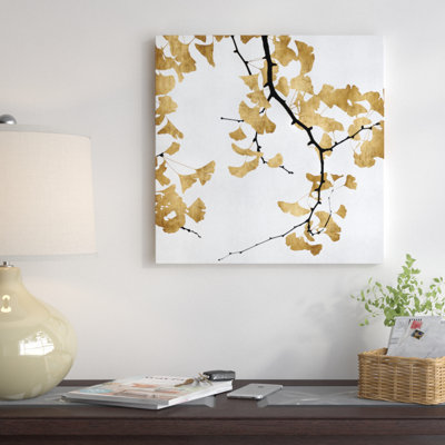 «Ginkgo in Gold II», impression sur toile