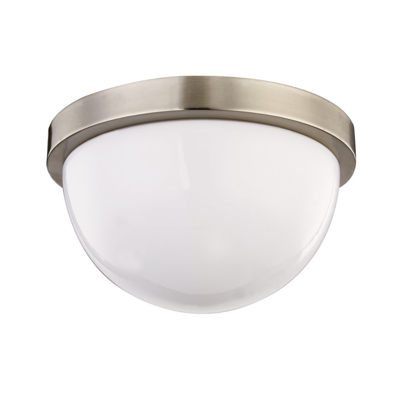 Plafonnier encastré simple à 1 lumière DEL Luna, H 4,75 po x l 11,25 po x P 11,25 po