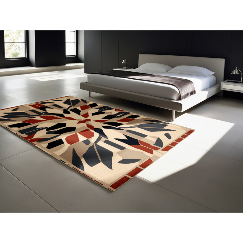 Perpetual Angles Rug, Round 3'