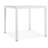 Skiff Rectangular Metal Outdoor Side Table , in. W in. D-49374977-49391902