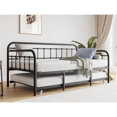 August Grove® Brittana Daybed with Trundle | Wayfair