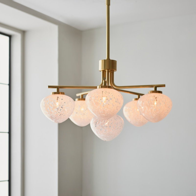 Elgielyn 6 - Light Shaded Chandelier