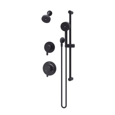 Ensemble de garniture de douche à double poignée avec douchette à hydromersion Solari
