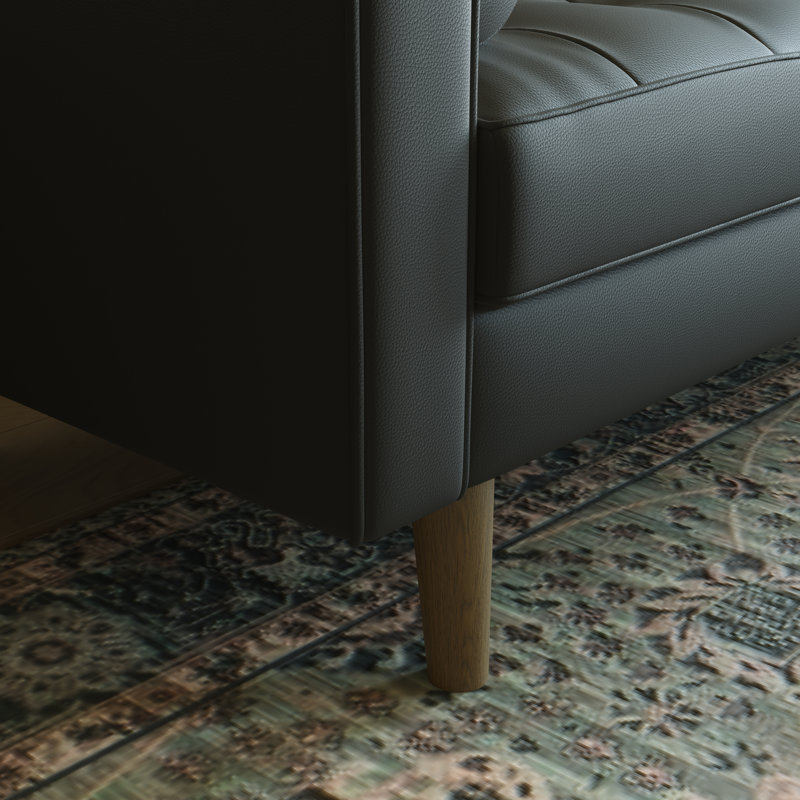 Fauteuil d'appoint Mid-Century Statura, Noir