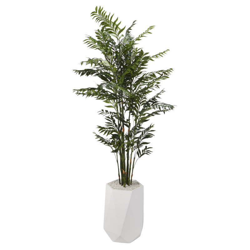 Pot à fleurs 8 'en résine de bambou de luxe