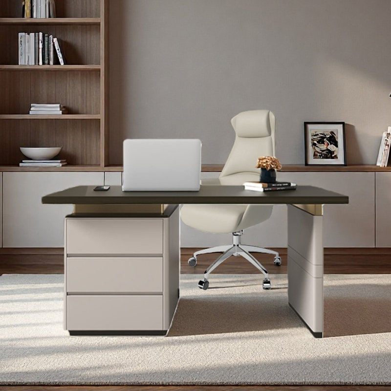 Bureau, bureau simple, piano, finition laquée, H 29,53 po x l 47,24 po x P 23,62 po