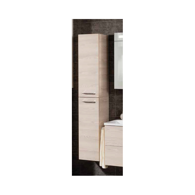 B.Clever Linen Cabinet, Alaska ash