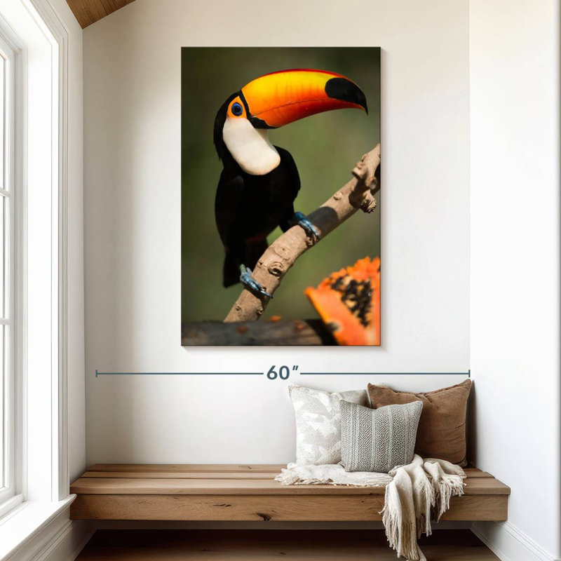 Adorable Toucan, H 48 po x l 32 po