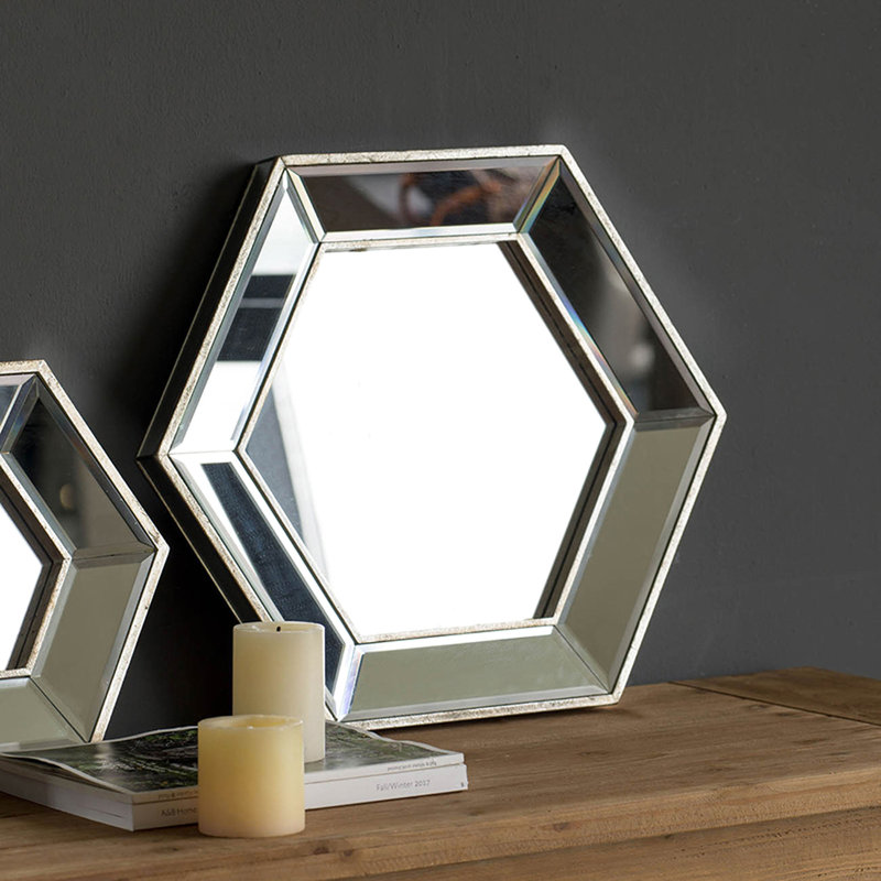 Miroir mural Hexagon, 18 po x 20 po