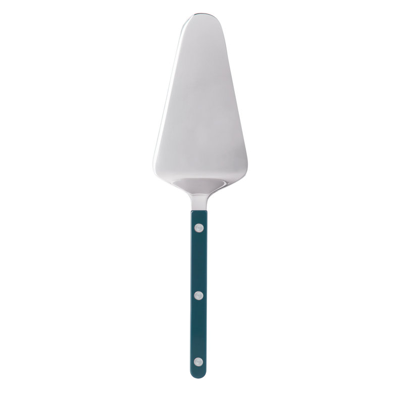 Bistrot Solid Cake Server, Aquamarine