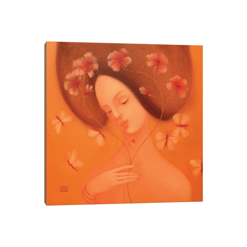 Musical Flowers by Eduard Zentsik - Gallery-Wrapped Canvas Giclée on Canvas, 30.48 cm H x 30.48 cm W, Wrapped Canvas