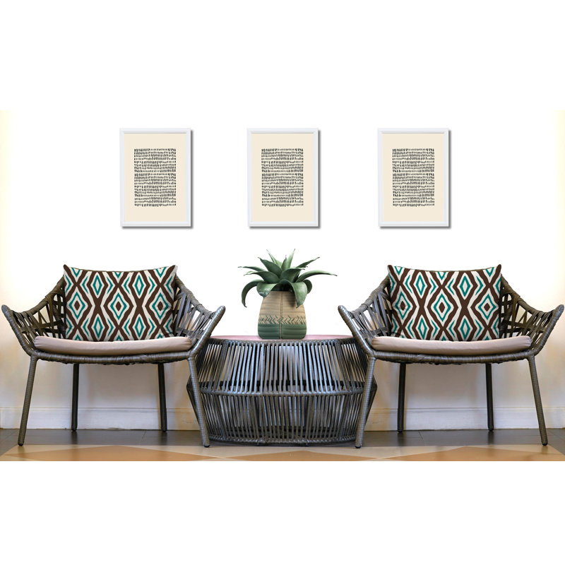 Oreiller réversible intérieur / extérieur Millie, 25x18, Teal