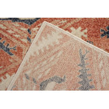 Distressed Homage Hand Knotted Wool Geometric Area Rug