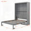 Lit escamotable encastré avec tablettes intégrées pour un rangement efficace et un sommeil confortable