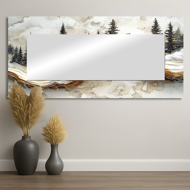 Crystal Snowboard Carve The Slopes I - décoration murale miroir de ski - imprimé sur métal, 28" x 60"