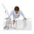 Ella Wheelchair Transfer 26"x52" Acrylic Soaking Walk-In-Bathtub, Right Outward Swing Door, Heated Seat, 2 Piece Fast Fill Faucet, 2" Dual Drain-64890293