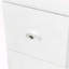 Armoire de rangement haute avec 3 tiroirs et 4 tablettes