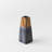 Tapered 6" Marble & Acacia Candleholder