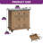 Farmhouse End Table With 3 Drawers And Built-In Outlets-140846028