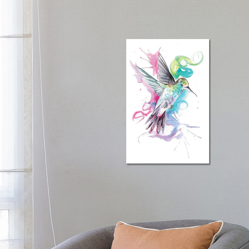 Hummingbird 1 Piece Wrapped Canvas Wall Art, 66.04 cm H x 45.72 cm W x 3.175 cm D