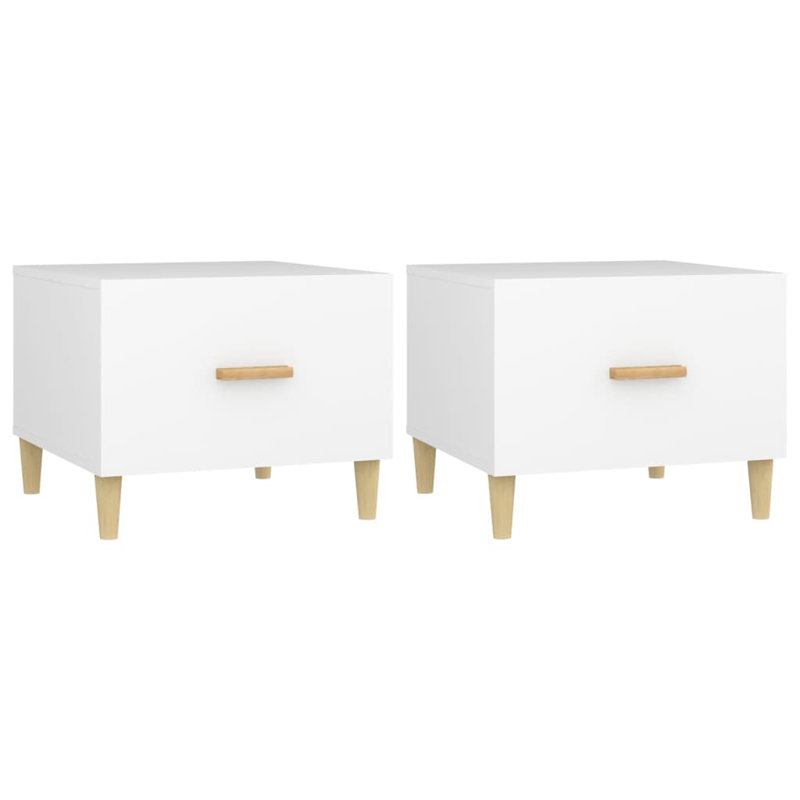 Liverpool Four Leg Coffee Table with Storage, White