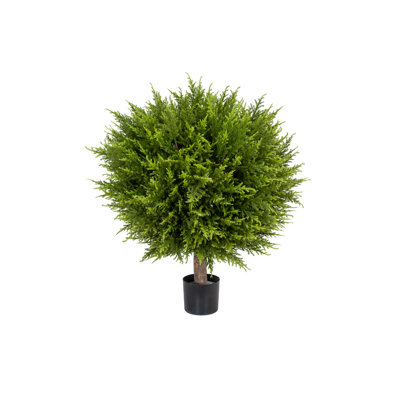 60cm Faux Cypress Topiary in Pot Liner