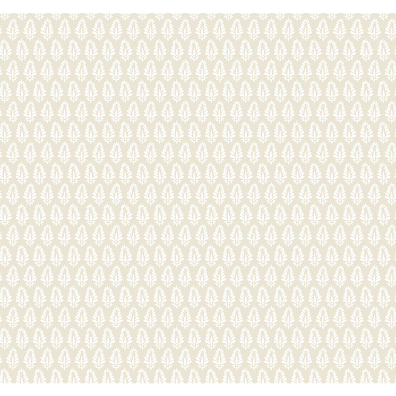 Rouleau de papier peint L 27 pi x l 27 po Mehndi, Beige