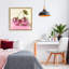 Cadre flottant rétro avec cerises éclatantes, design Creative Studio-76556309-76556310