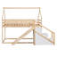 Lit simple mezzanine ou superposé avec glissade et escalier-1771279082