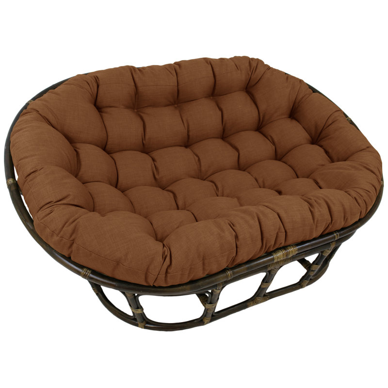 Outdoor 8'' Papasan Seat Cushion, Mocha