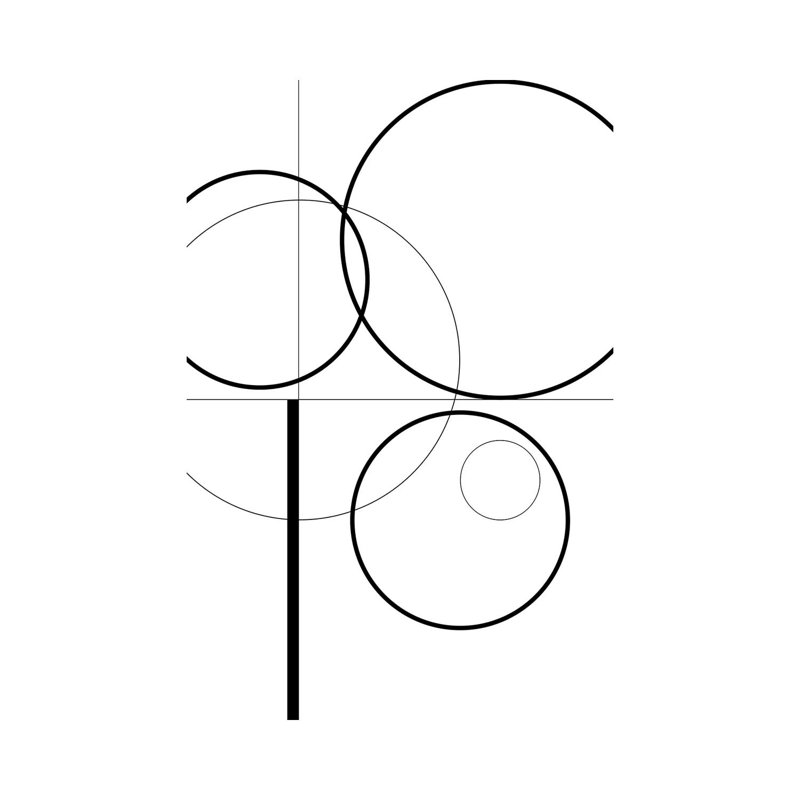 Fibonacci - impression sur toile tendue, H 40 po x l 26 po x P 1,5 po