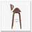 PU Faux Leather Swivel Height Bar Stools, wood Frame-1787444226