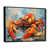 Black Floater Framed